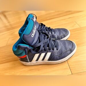 Adidas high kids sneakers size 3